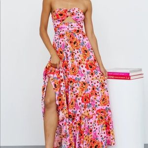 Hello molly speak to my heart midi dress (worn once)